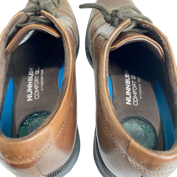 Nunn Bush Devine Plain Toe Oxford Leather Gel Comfort  84723 Men Size 8 - Picture 14 of 16